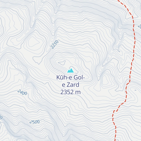 Map of Kūh-e Gol-e Zard
