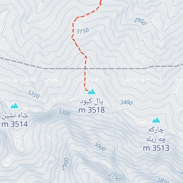 Map of یال کبود