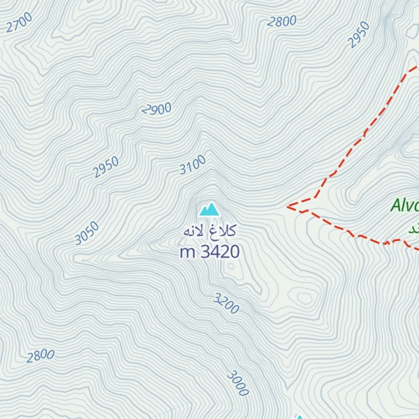 Map of کلاغ لانه