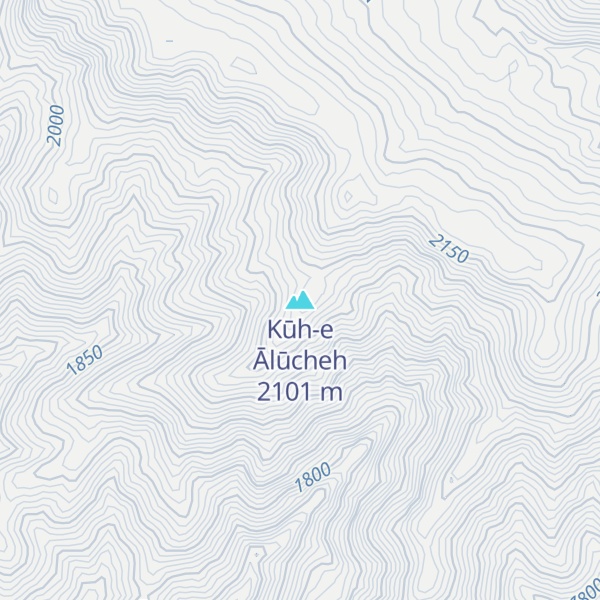 Map of Kūh-e Ālūcheh