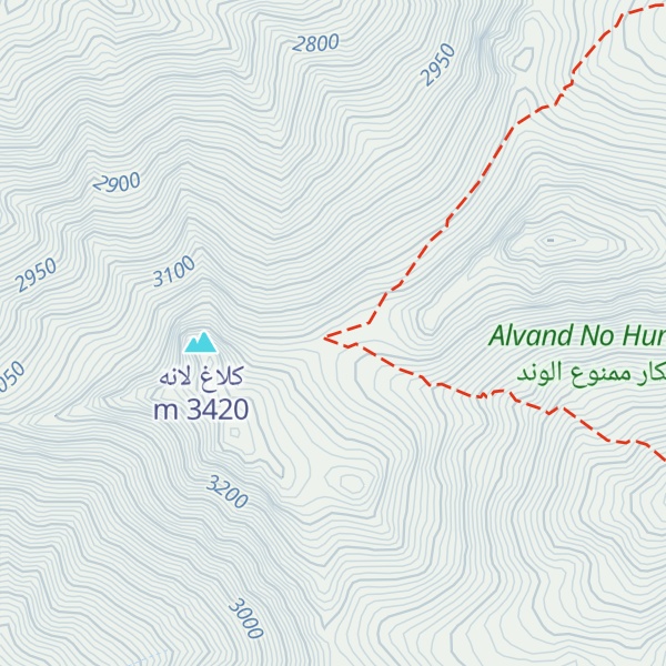 Map of کلاغ لانه