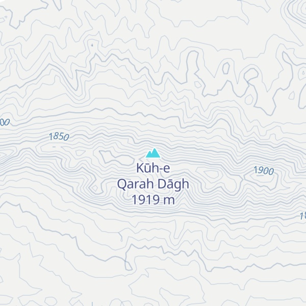 Map of Kūh-e Qarah Dāgh