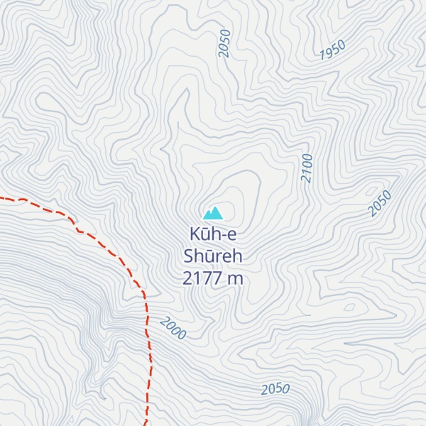 Map of Kūh-e Shūreh