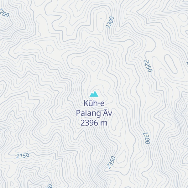 Map of Kūh-e Palang Āv