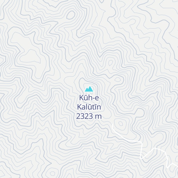 Map of Kūh-e Kalūtīn