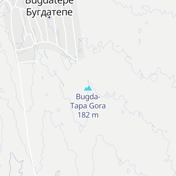 Map of Bugda-Tapa Gora