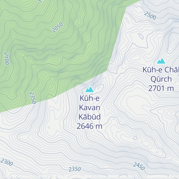 Map of Kūh-e Kavan Kābūd