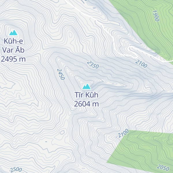 Map of Tīr Kūh