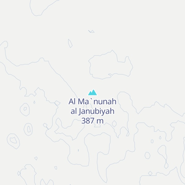 Map of Al Ma`nunah al Janubiyah