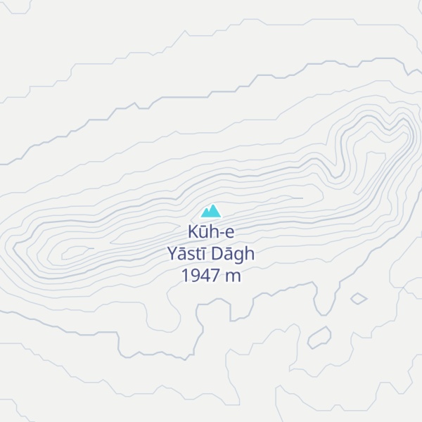 Map of Kūh-e Yāstī Dāgh