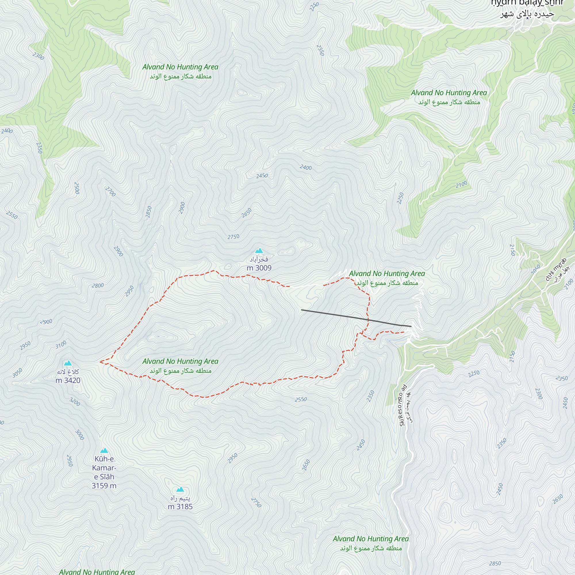 Meydan mishan Hut 2 map