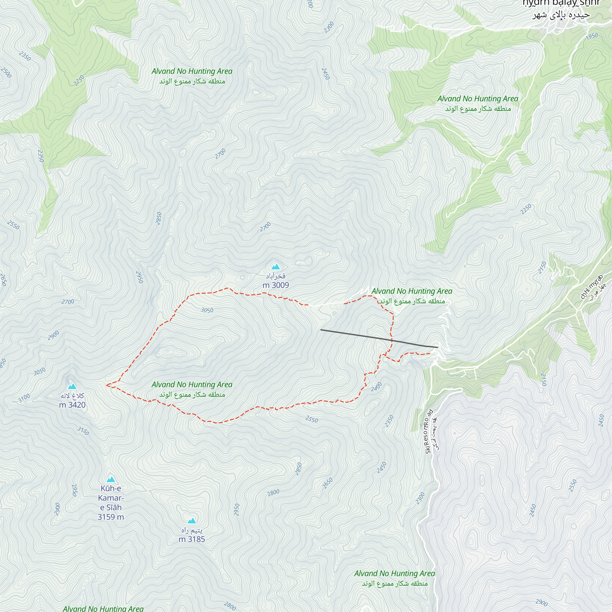 Meydan mishan Hut 2 map