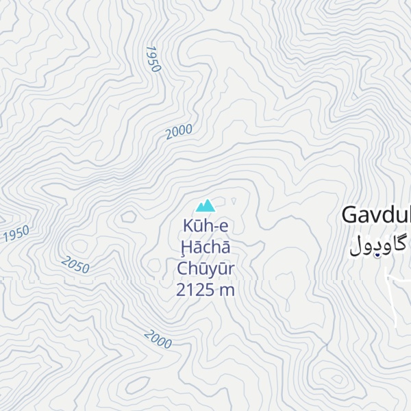 Map of Kūh-e Ḩāchā Chūyūr