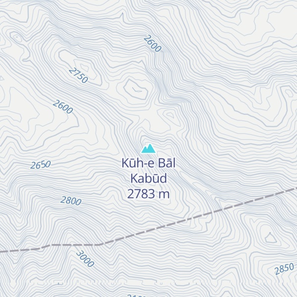 Map of Kūh-e Bāl Kabūd