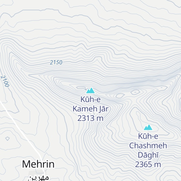 Map of Kūh-e Kameh Jār