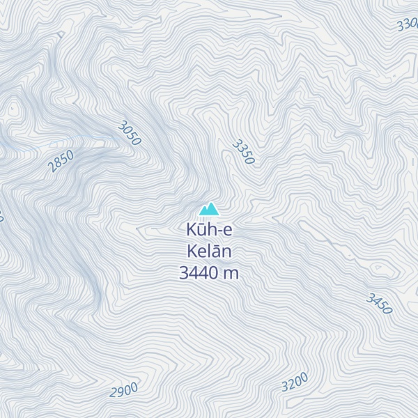 Map of Kūh-e Kelān