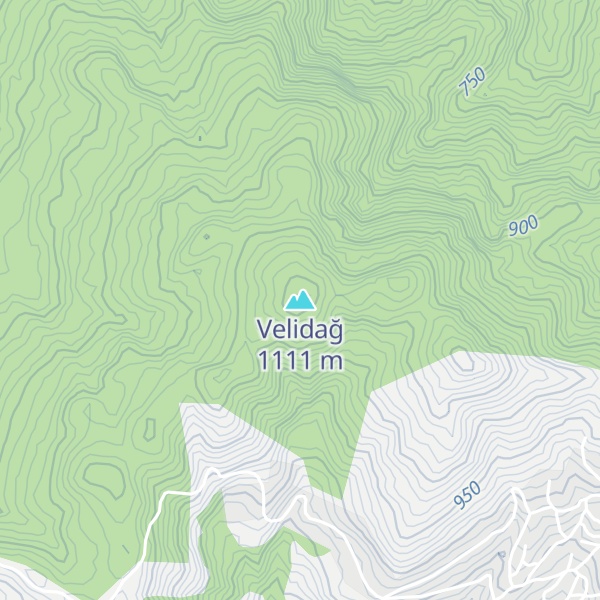 Map of Velidağ