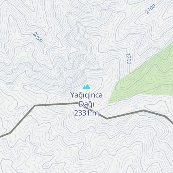 Map of Yağıqincə Dağı