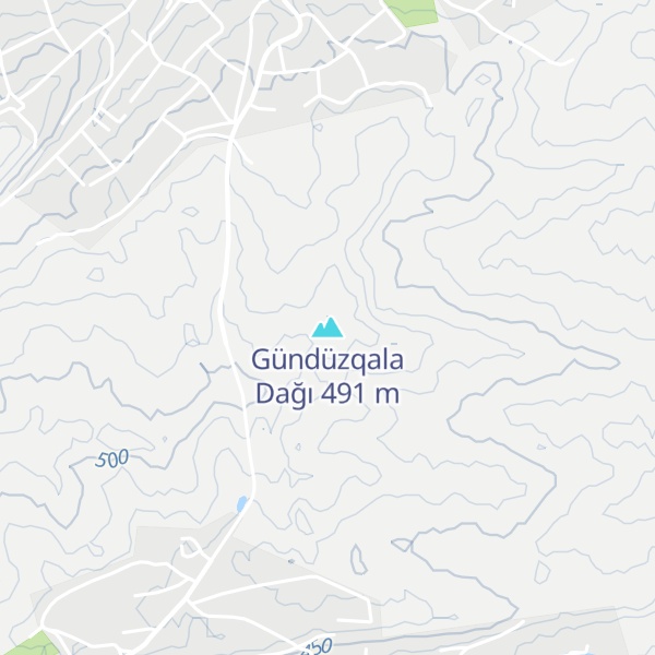 Map of Gündüzqala Dağı