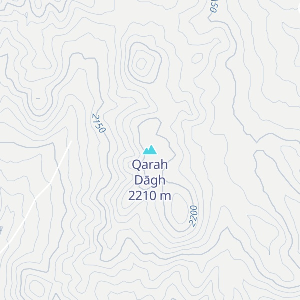 Map of Qarah Dāgh