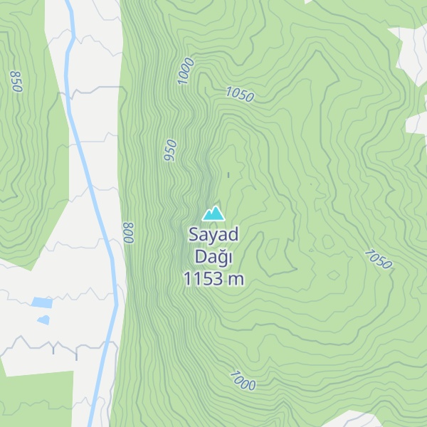 Map of Sayad Dağı