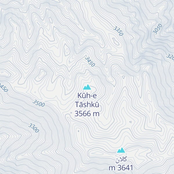 Map of Kūh-e Tāshkū