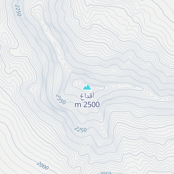 Map of آقداغ