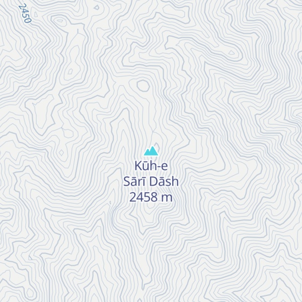Map of Kūh-e Sārī Dāsh