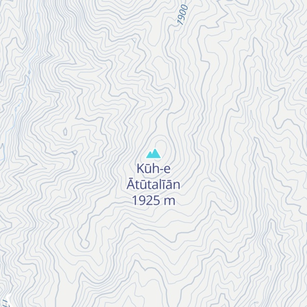 Map of Kūh-e Ātūtalīān