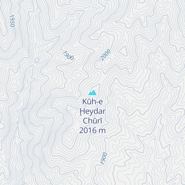 Map of Kūh-e Ḩeydar Chūrī