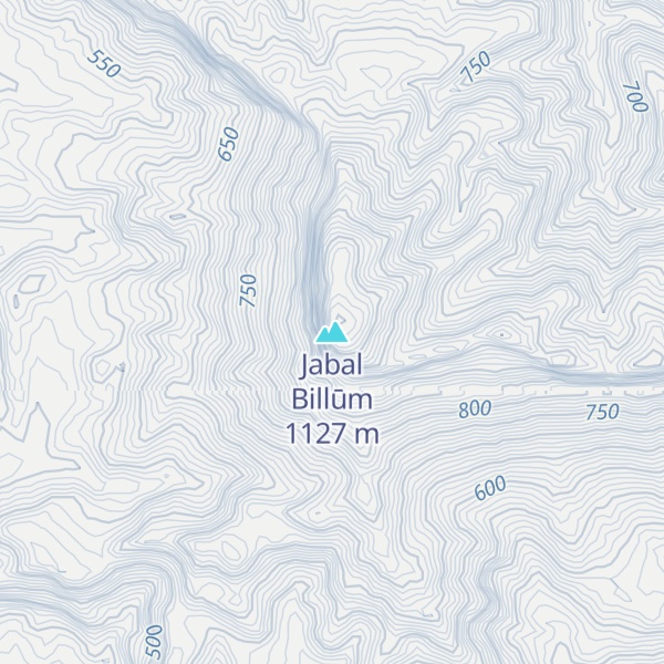 Map of Jabal Billūm