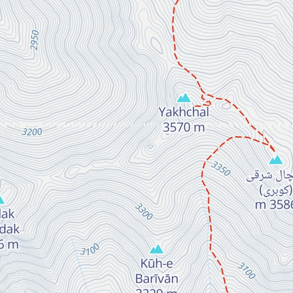 Map of Kūh-e Banjūb
