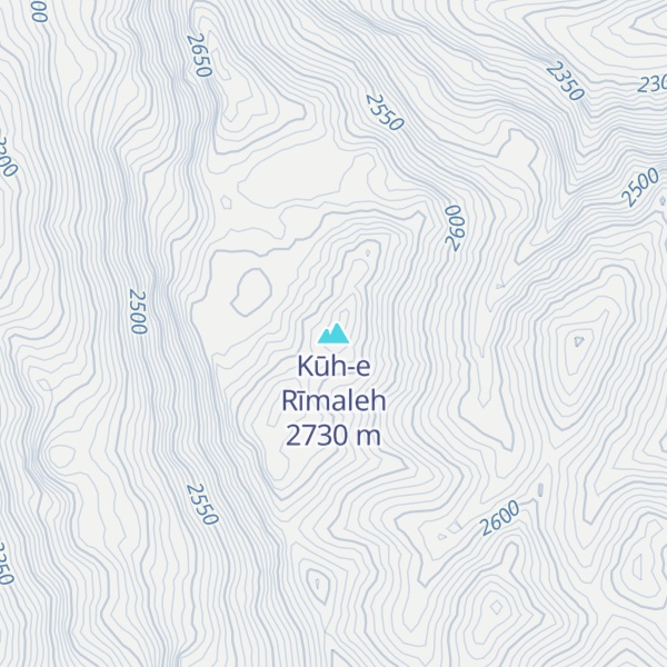 Map of Kūh-e Rīmaleh