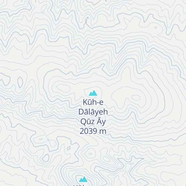 Map of Kūh-e Dālāyeh Qūz Āy