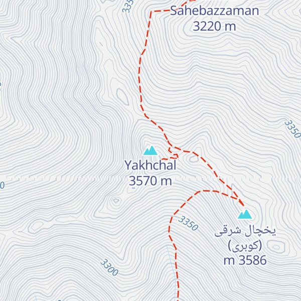 Map of Yakhchal