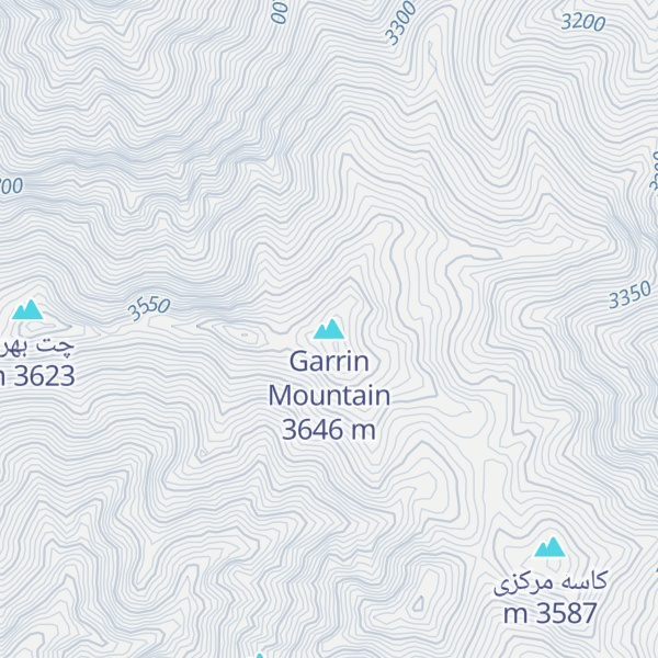 Map of Garrin Mountain