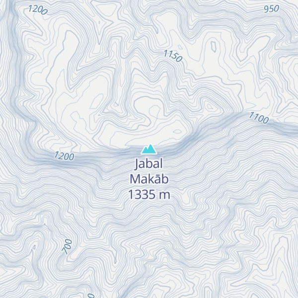 Map of Jabal Makāb