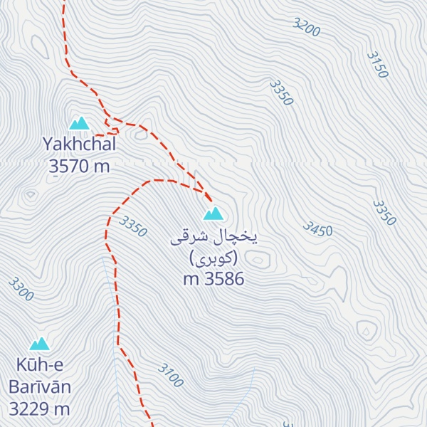 Map of یخچال شرقی (کوبری)
