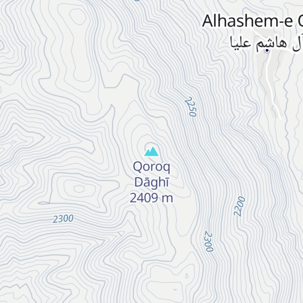 Map of Qoroq Dāghī
