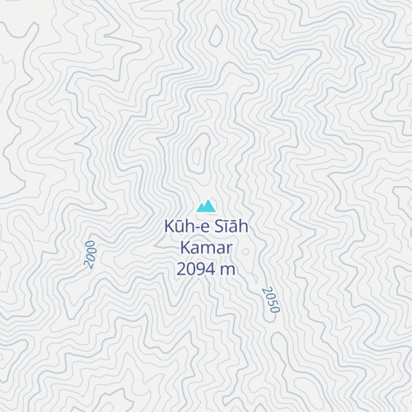Map of Kūh-e Sīāh Kamar