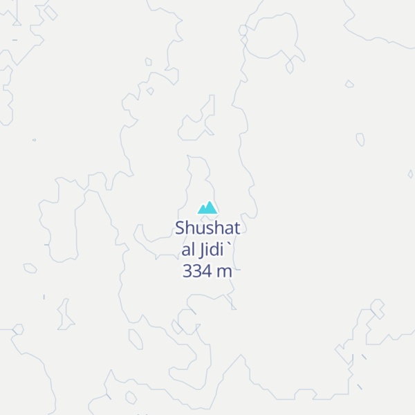 Map of Shushat al Jidi`
