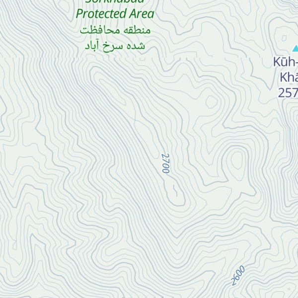 Map of Kūh-e Tūp Ātīlān