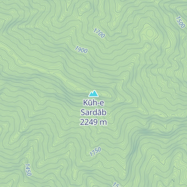 Map of Kūh-e Sardāb