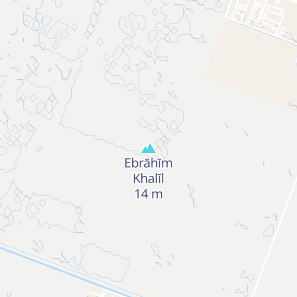 Map of Ebrāhīm Khalīl