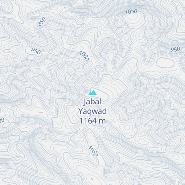 Map of Jabal Yaqwad