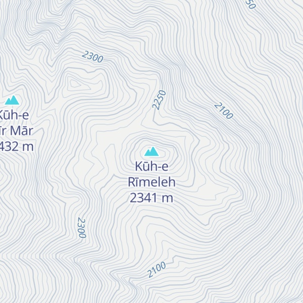 Map of Kūh-e Rīmeleh