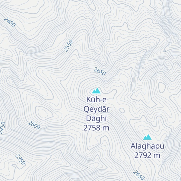Map of Kūh-e Mīkhaklī Qol