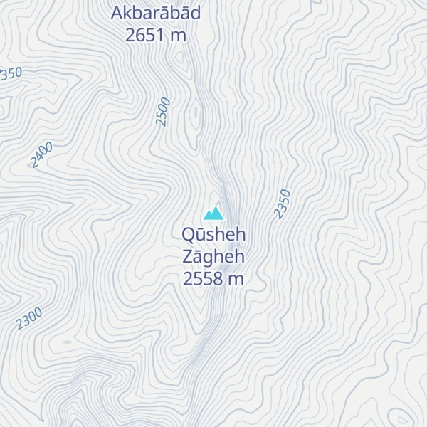 Map of Qūsheh Zāgheh