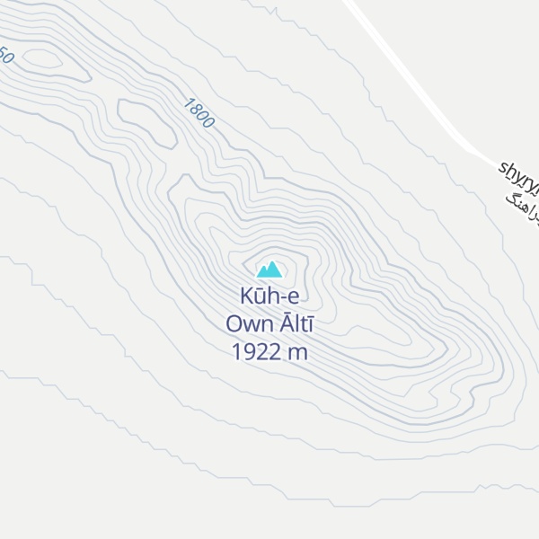 Map of Kūh-e Own Āltī