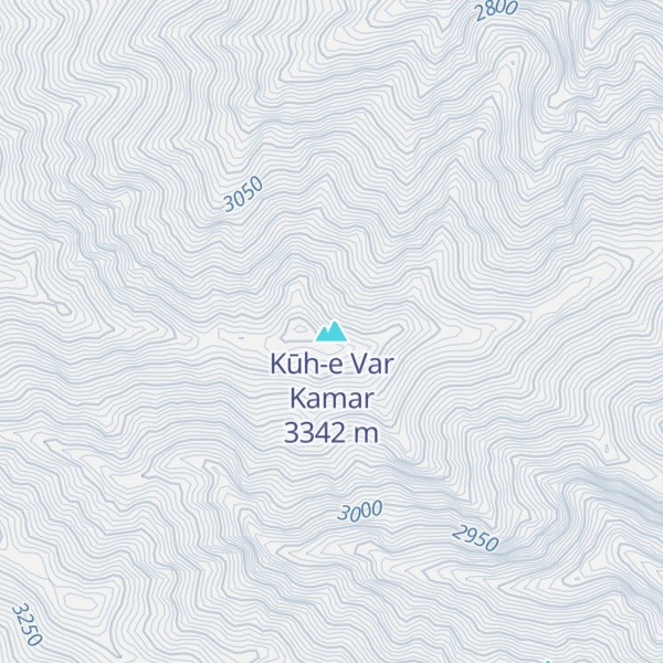 Map of Kūh-e Var Kamar